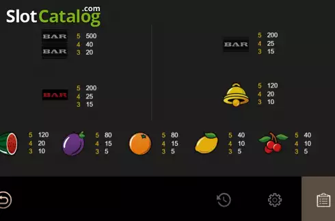 Bildschirm4. Classic Fruit Machine slot