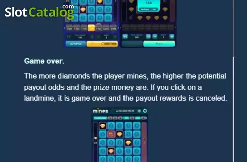 Bildschirm6. Mines (Funky Games) slot