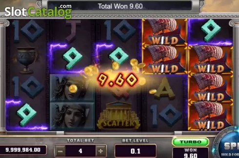 Win screen. Sparta 2 slot