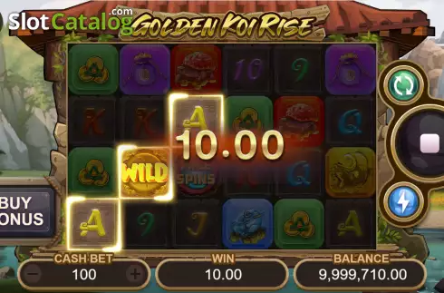 Bildschirm3. Golden Koi Rise slot