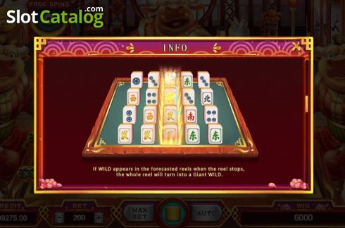 Paytable 3. Niu Niu Mahjong slot