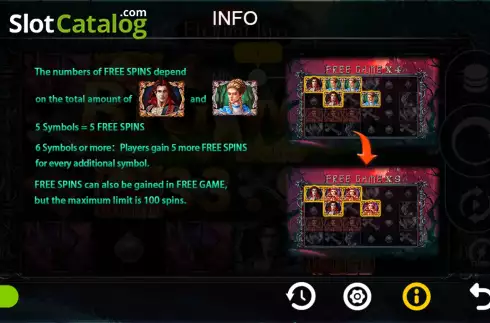 Free game screen 2. Eternal Kiss slot