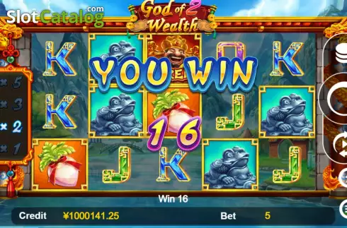 Win screen 1. God of Wealth 2 slot