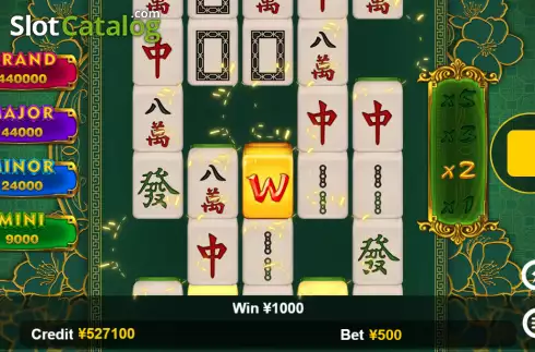 Win screen 2. JP Mahjong slot