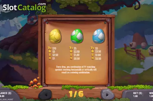 Bildschirm5. Thor's Egg Hunt slot