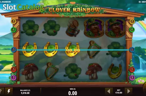 Win screen 2. Clover Rainbow slot