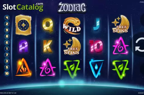 画面2. Zodiac (G.Games) カジノスロット