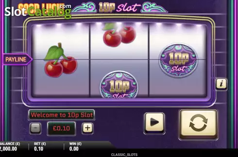 画面2. 10p Slot カジノスロット
