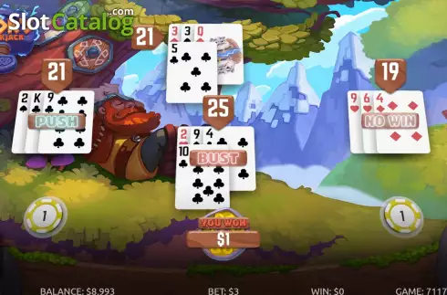 Captura de tela3. Thor's Blackjack slot