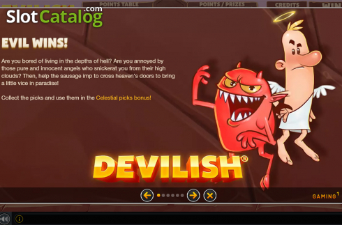 Bildschirm6. Devilish Dice slot