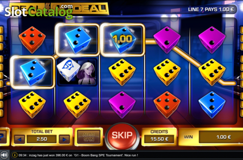 Win Screen 4. Deal or No Deal The Dice Slot slot