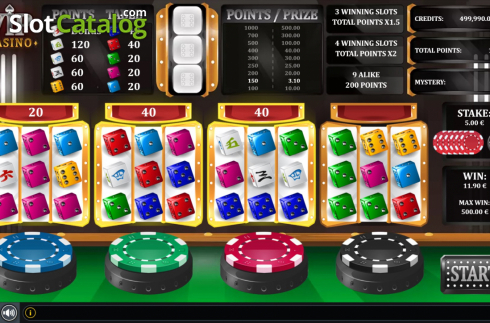 Win Screen. VIP Casino Dice slot