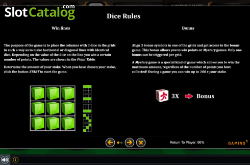 Rules. VIP Casino Dice slot