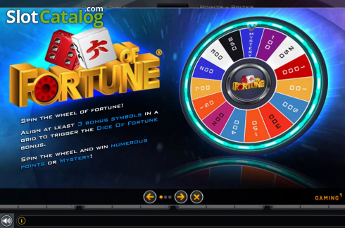 Bildschirm5. Dice Of Fortune slot