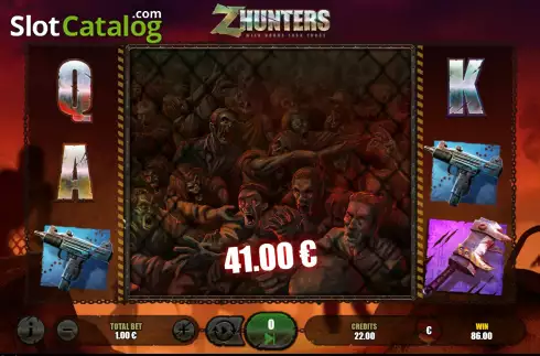 Bildschirm7. Z Hunters slot