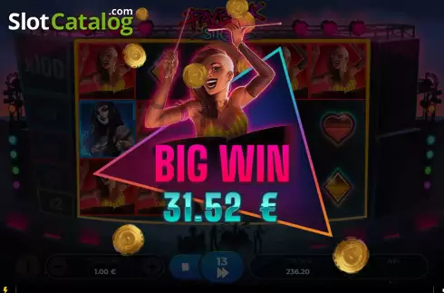 Win screen 3. Payback The Sirens slot
