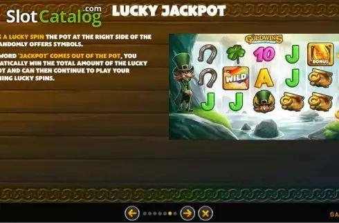 Jackpot. Goldwins Golden Pot of Gold slot
