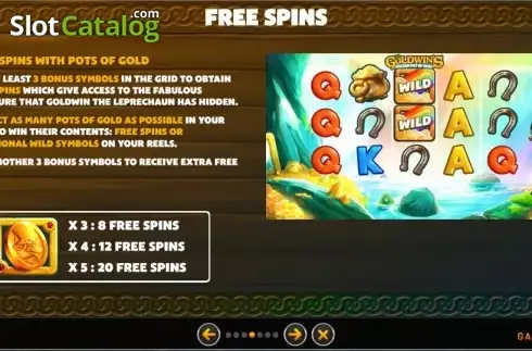 Free Spins. Goldwins Golden Pot of Gold slot