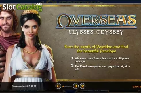 Bildschirm6. Overseas Ulysses Odyssey slot