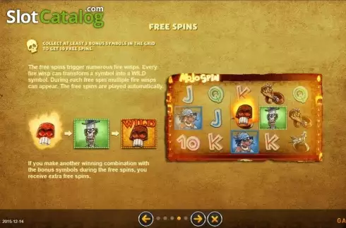 Free Spins. Mojo Spins slot