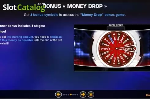 Bonus Game. Money Drop Slot slot