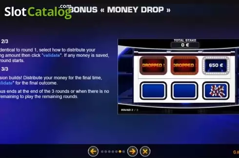 Bonus Game 2-3 3-3. Money Drop Slot slot