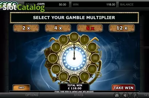 Gamble screen. Time Gamble slot