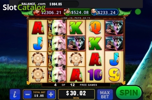 Free Spins. 101 Wolfpack slot