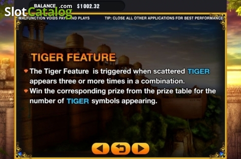 Schermo7. Ten Tigers slot