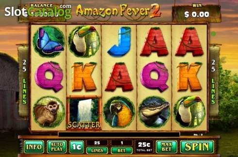 Game Screen. Amazon Fever 2 slot