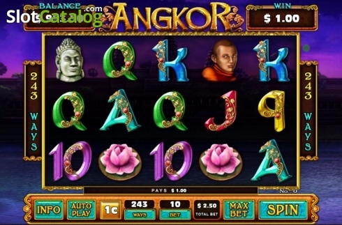 Win Screen. Angkor slot