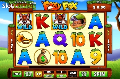 Game Screen. Foxy Fox slot
