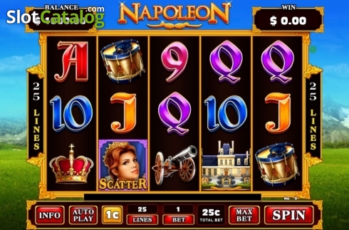 Game Screen. Napoleon (GMW) slot