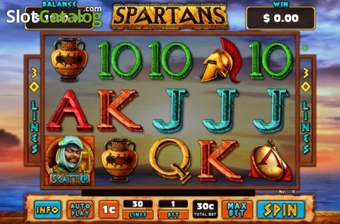 Game Screen. Spartans (GMW) slot