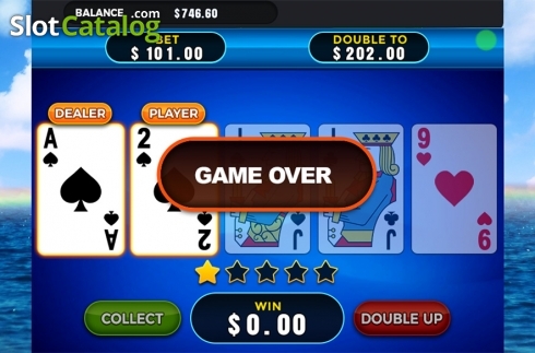 Gamble game screen 2. Asgard (GMW) slot