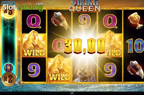 Win Screen 4. Viking Queen slot