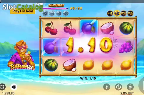 Captura de tela4. Bananza (GONG Gaming Technologies) slot