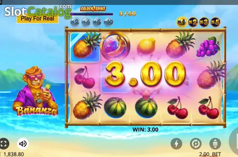Win Screen 2. Bananza (GONG Gaming Technologies) slot