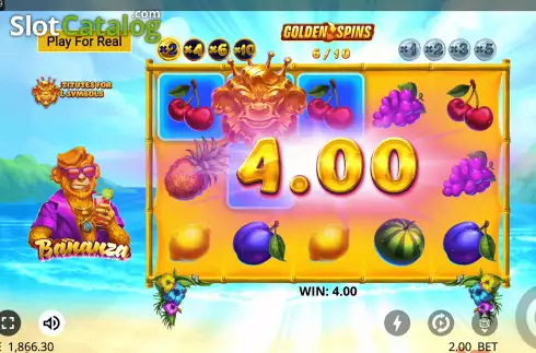 Captura de tela8. Bananza (GONG Gaming Technologies) slot