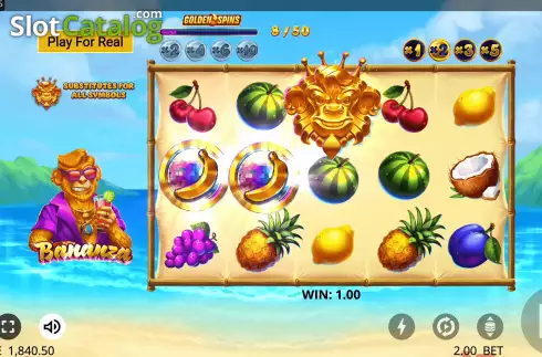 Skärmdump9. Bananza (GONG Gaming Technologies) slot