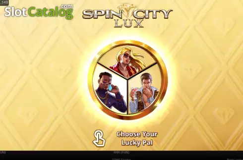 Start Screen. Royal League Spin City Lux slot