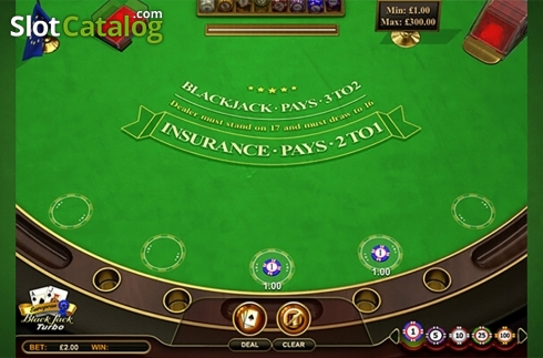 Captura de tela2. European Blackjack Turbo (GVG) slot