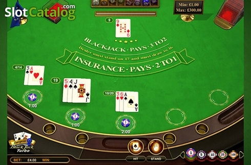 Captura de tela3. European Blackjack Turbo (GVG) slot