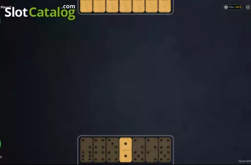 Game screen. Dominoes slot