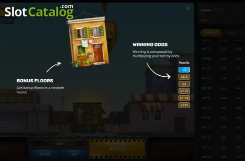 Start Screen. Tower Rush slot