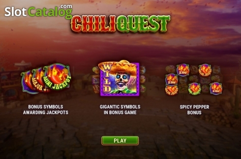 画面2. Chili Quest (チリ・クエスト) カジノスロット
