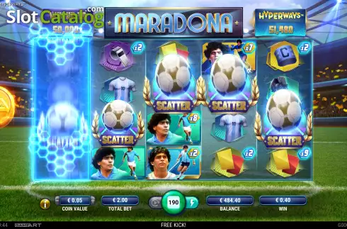 Скрин5. Maradona Hyperways слот