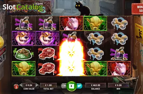 Mystery Symbols Screen. Angry Dogs slot