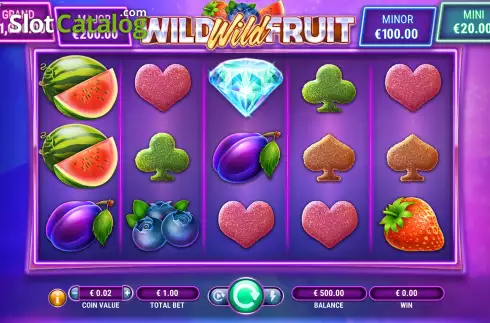 Game Screen. Wild Wild Fruit slot