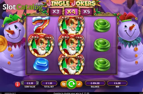 Win screen 2. Jingle Jokers slot